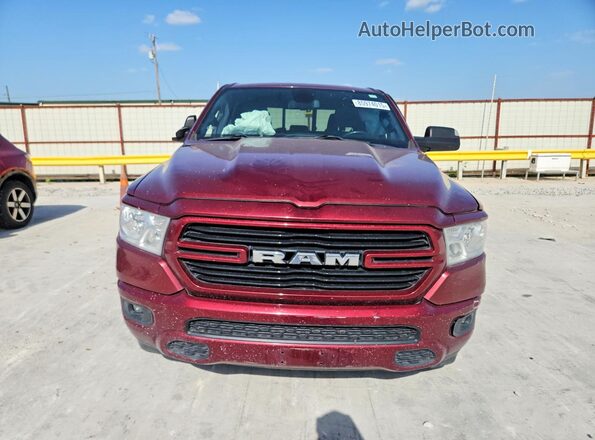 1C6SRFFT3KN624360 2019 RAM 1500 Burgundy Դիմացի տեսք