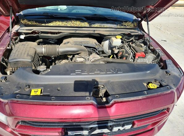 1C6SRFFT3KN624360 2019 RAM 1500 Burgundy Սալոնի հետևի տեսք