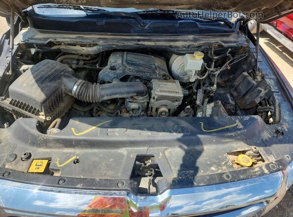 1C6SRFFT3KN637299 2019 RAM 1500 Серый Вид задней части салона