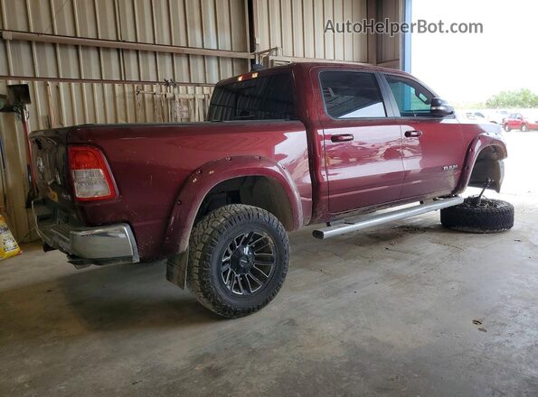 1C6SRFFT3MN626001 2021 RAM 1500 Burgundy Trasero derecho