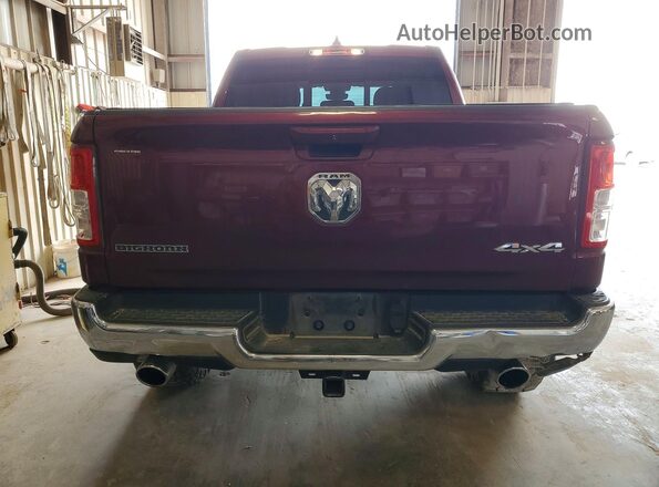 1C6SRFFT3MN626001 2021 RAM 1500 Burgundy Vista trasera