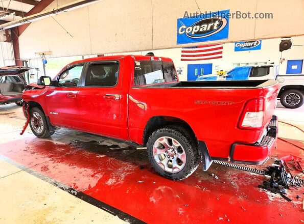 1C6SRFFT3NN454182 2022 RAM 1500 Red Հետևի ձախ