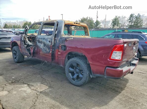 1C6SRFFT4KN584886 2019 RAM 1500 Maroon Trasero izquierdo