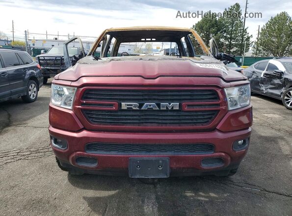 1C6SRFFT4KN584886 2019 RAM 1500 Maroon Vista frontal