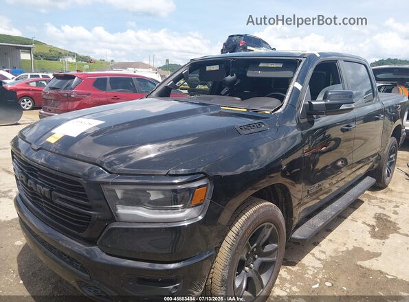 1C6SRFFT4LN371650 2020 RAM 1500 Black Առջևի ձախ երեք քառորդ տեսարան