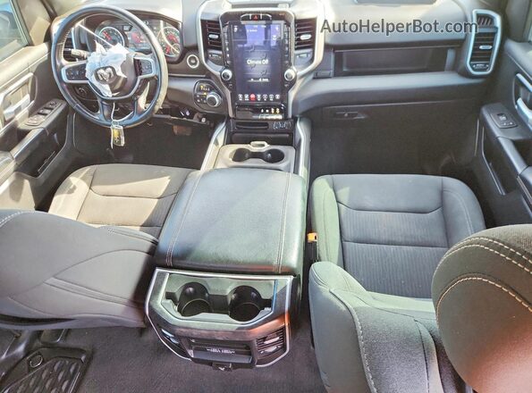 1C6SRFFT4MN716838 2021 RAM 1500 Black Dashboard view