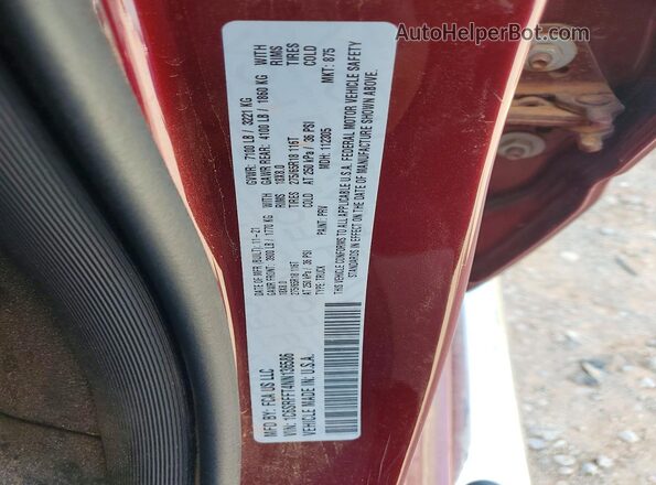 1C6SRFFT4NN136586 2022 RAM 1500 Red Engine compartment view