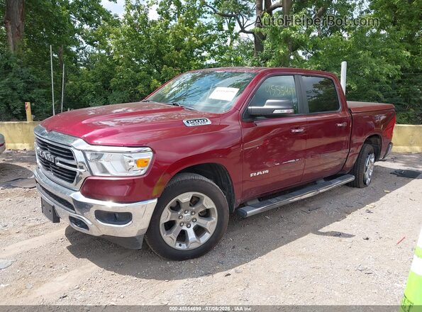 1C6SRFFT5KN606958 2019 RAM 1500 Red Przód lewy