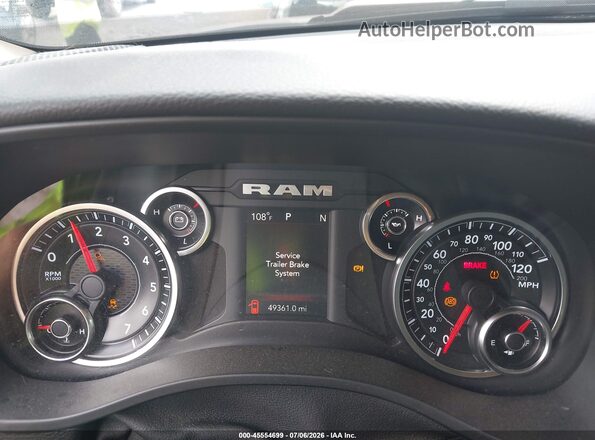 1C6SRFFT5KN606958 2019 RAM 1500 Red Widok tylnych siedzeń