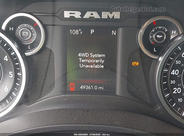 1C6SRFFT5KN606958 2019 RAM 1500 Red 