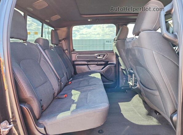 1C6SRFFT5KN907469 2019 RAM 1500 Black Rear seats view