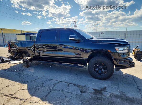 1C6SRFFT5KN907469 2019 RAM 1500 Black Front right