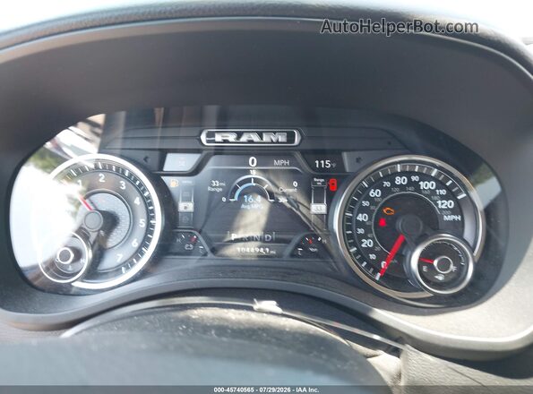 1C6SRFFT6KN659992 2019 RAM 1500 Blue Vista de los asientos traseros