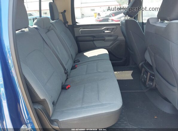 1C6SRFFT6KN659992 2019 RAM 1500 Blue Vista de la etiqueta del VIN