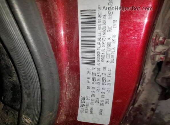 1C6SRFFT6KN784331 2019 RAM 1500 Red Engine compartment view