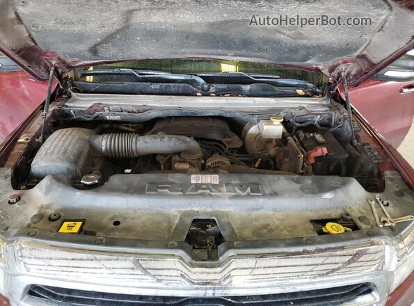 1C6SRFFT6KN784331 2019 RAM 1500 Red Rear interior view