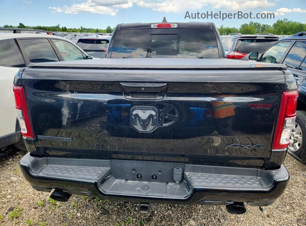 1C6SRFFT6KN890858 2019 RAM 1500 Black Հետևի տեսք