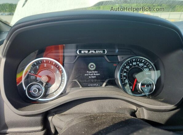 1C6SRFFT6MN720535 2021 RAM 1500 White Vista del cuadro de instrumentos