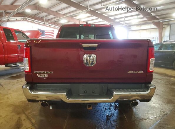1C6SRFFT7KN731427 2019 RAM 1500 Burgundy Widok z tyłu
