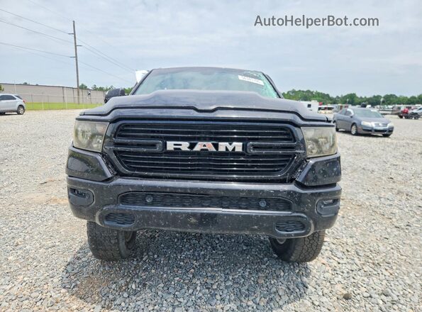 1C6SRFFT7KN736806 2019 RAM 1500 Black წინა ხედი