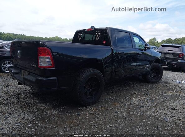 1C6SRFFT7KN826683 2019 RAM 1500 Black Rear right