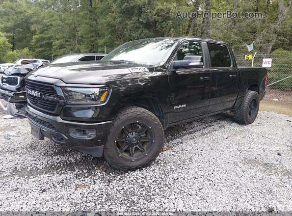 1C6SRFFT7KN826683 2019 RAM 1500 Black Front left