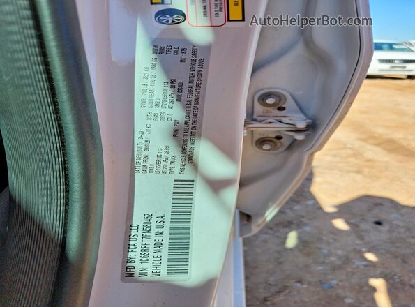 1C6SRFFT7PN580452 2023 RAM 1500 White VIN sticker view