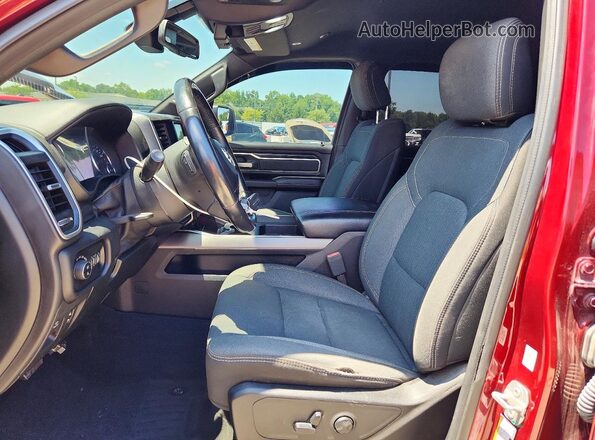 1C6SRFFT8KN622801 2019 RAM 1500 Burgundy Front interior view