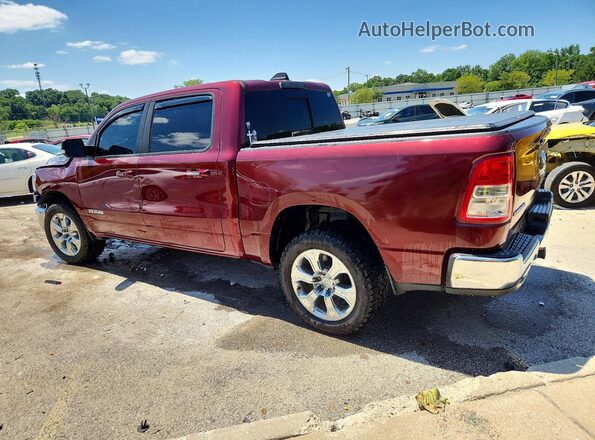 1C6SRFFT8KN622801 2019 RAM 1500 Burgundy Rear left