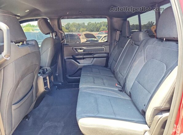 1C6SRFFT8KN622801 2019 RAM 1500 Burgundy Rear seats view