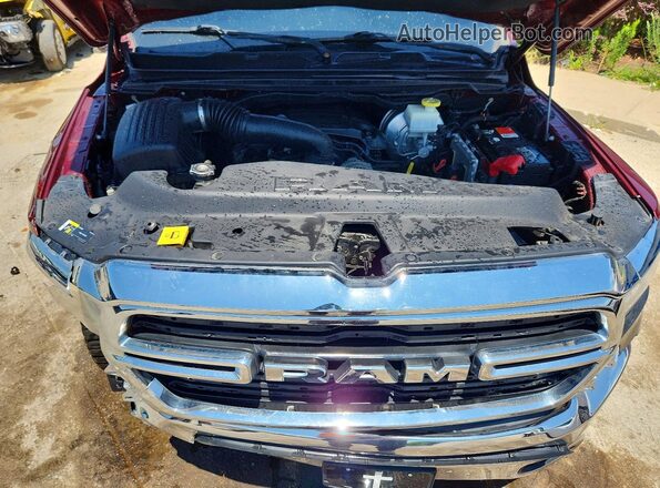 1C6SRFFT8KN622801 2019 RAM 1500 Burgundy Rear interior view