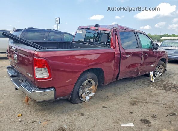 1C6SRFFT8KN668581 2019 RAM 1500 Burgundy უკანა მარჯვენა