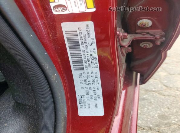 1C6SRFFT8KN668581 2019 RAM 1500 Burgundy ძრავის განყოფილების ხედი