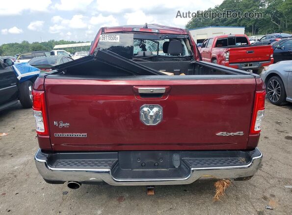 1C6SRFFT8KN668581 2019 RAM 1500 Burgundy უკანა ხედი
