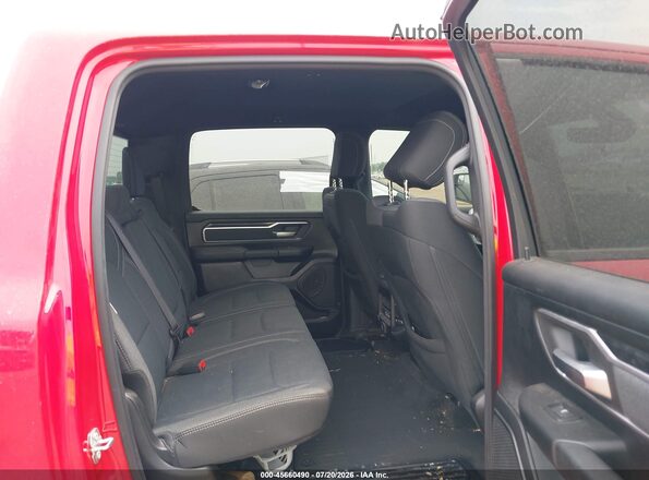 1C6SRFFT8MN622283 2021 RAM 1500 Red Widok naklejki z numerem VIN