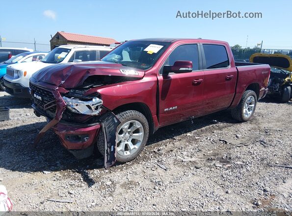 1C6SRFFT8NN223472 2022 RAM 1500 Красный Передняя левая четверть