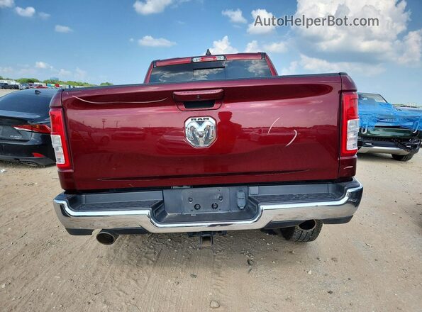 1C6SRFFT9MN726880 2021 RAM 1500 Burgundy Rear view