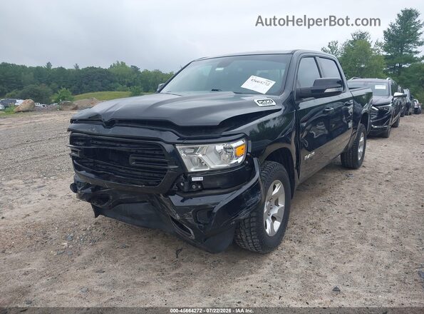 1C6SRFFTXKN707249 2019 RAM 1500 Черный Передняя левая четверть