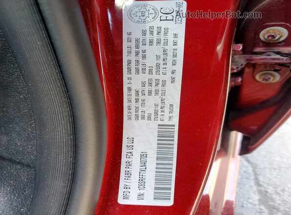 1C6SRFFTXLN407051 2020 RAM 1500 Red Engine compartment view