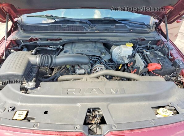 1C6SRFFTXLN407051 2020 RAM 1500 Red Rear interior view