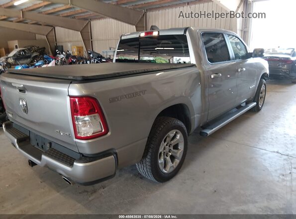 1C6SRFFTXMN525652 2021 RAM 1500 Серебряный Задняя правая четверть