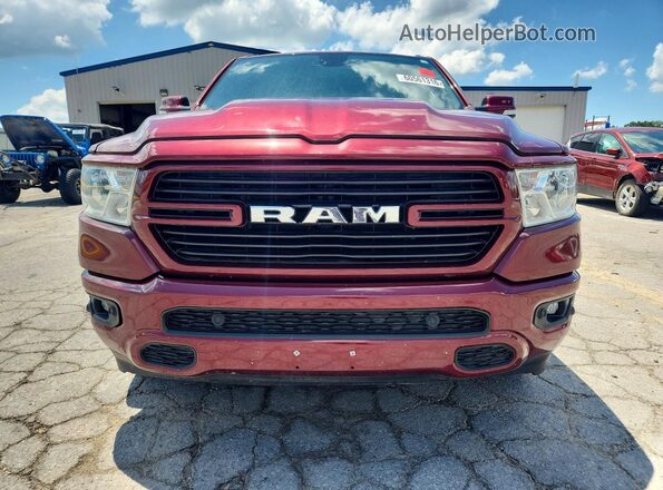 1C6SRFFTXMN695588 2021 RAM 1500 Burgundy Vista frontal