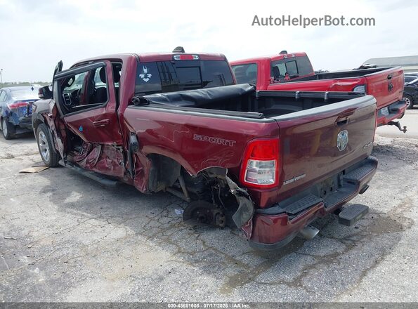 1C6SRFFTXNN478284 2022 RAM 1500 Бордовый Задняя левая четверть