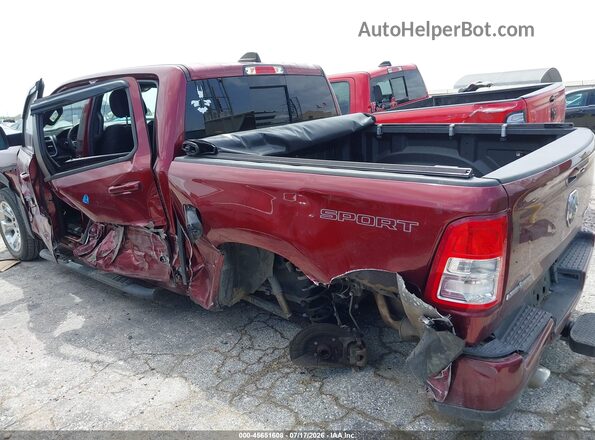 1C6SRFFTXNN478284 2022 RAM 1500 Бордовый Вид спереди
