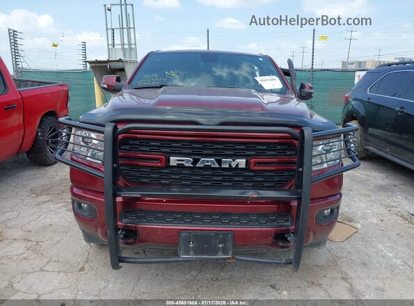 1C6SRFFTXNN478284 2022 RAM 1500 Бордовый Вид задней части салона