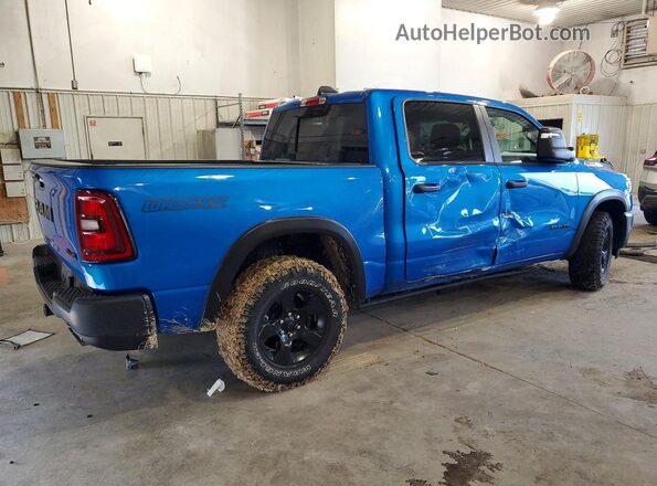 1C6SRFGP4SN653738 2025 RAM 1500 Blue Rear right
