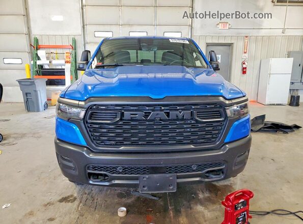 1C6SRFGP4SN653738 2025 RAM 1500 Blue Front view