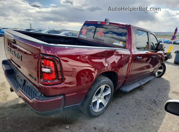 1C6SRFGP8SN595133 2025 RAM 1500 Burgundy უკანა მარჯვენა