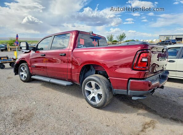 1C6SRFGP8SN595133 2025 RAM 1500 Burgundy უკანა მარცხენა