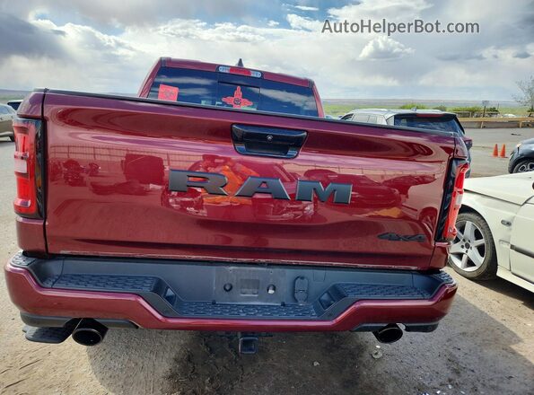 1C6SRFGP8SN595133 2025 RAM 1500 Burgundy უკანა ხედი